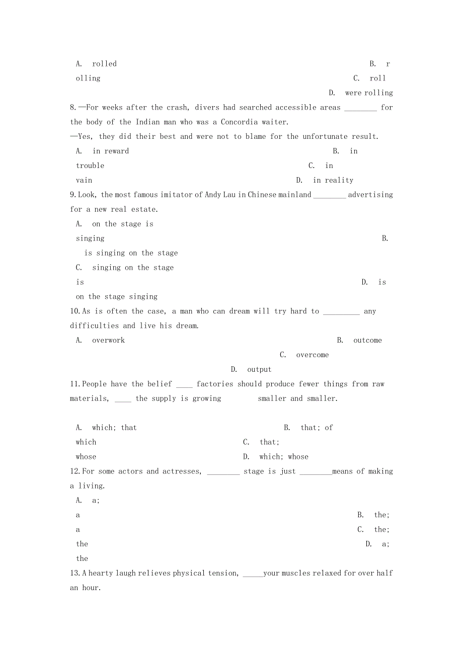 云南省普洱景东彝族自治县第一中学2020-2021学年高二英语12月月考试题.doc_第2页