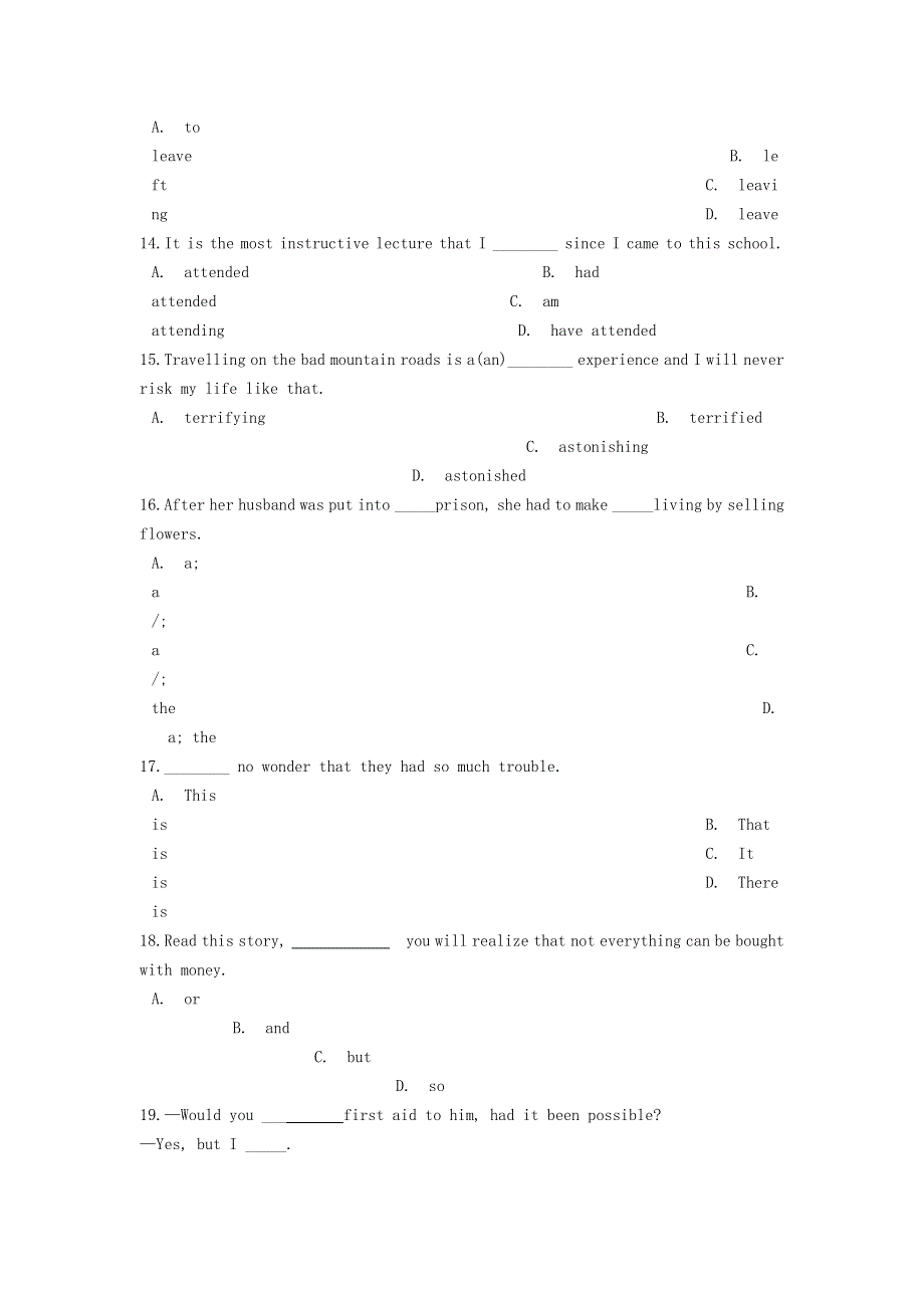 云南省普洱景东彝族自治县第一中学2020-2021学年高二英语12月月考试题.doc_第3页