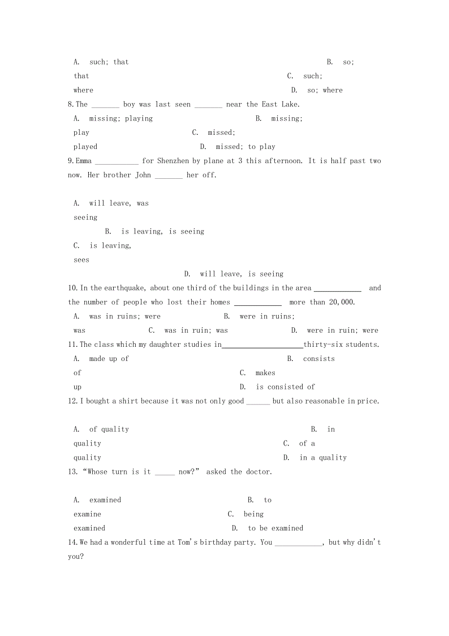 云南省普洱景东彝族自治县第一中学2020-2021学年高一英语12月月考试题.doc_第2页