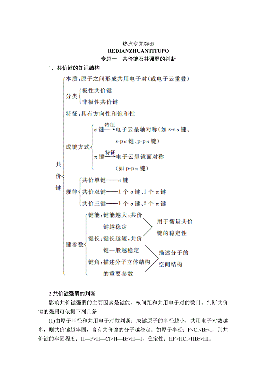 2020化学材同步导学提分教程人教选修三讲义：第二章 章末整合 WORD版含答案.doc_第2页