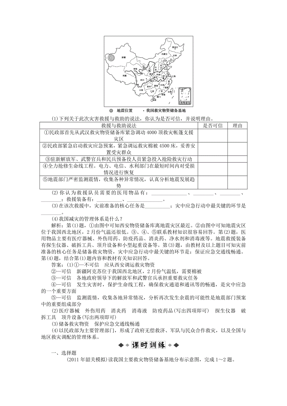 2011高二地理人教版选修5同步练习 3.doc_第2页