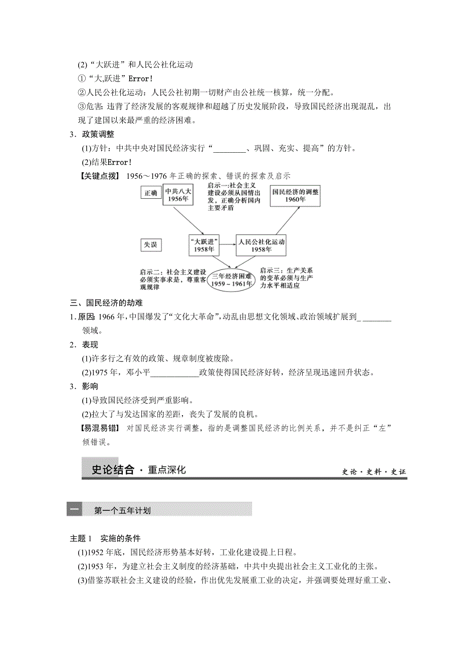 2013届高考历史人教版大一轮学案 必修2第九单元第21讲.doc_第2页