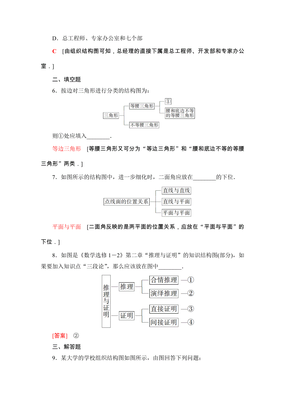 2020-2021学年人教版A数学选修1-2课时分层作业：4-2　结构图 WORD版含解析.doc_第3页