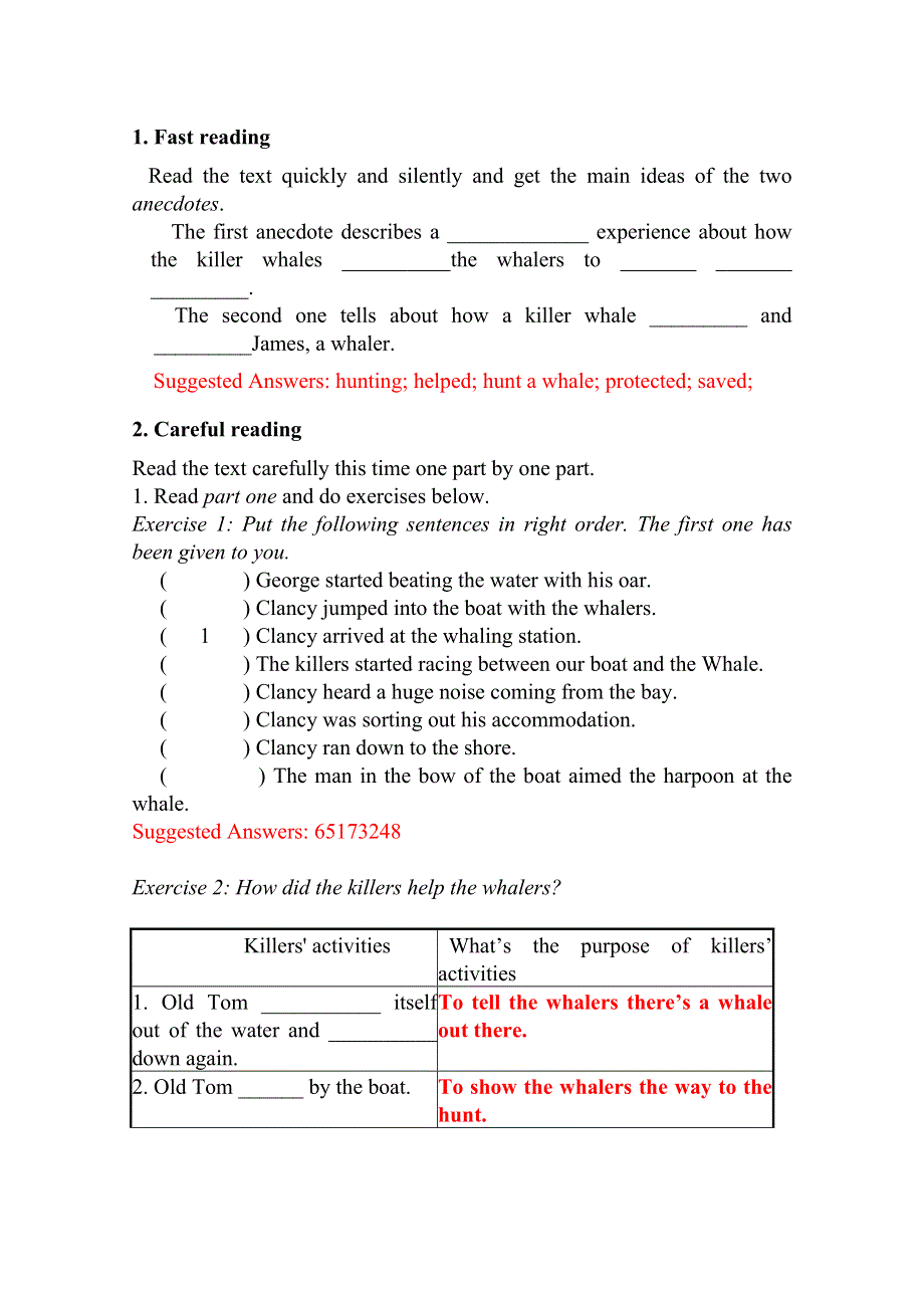 优课高中英语人教版BOOK7 UNIT 3 UNDER THE 教案 .doc_第3页