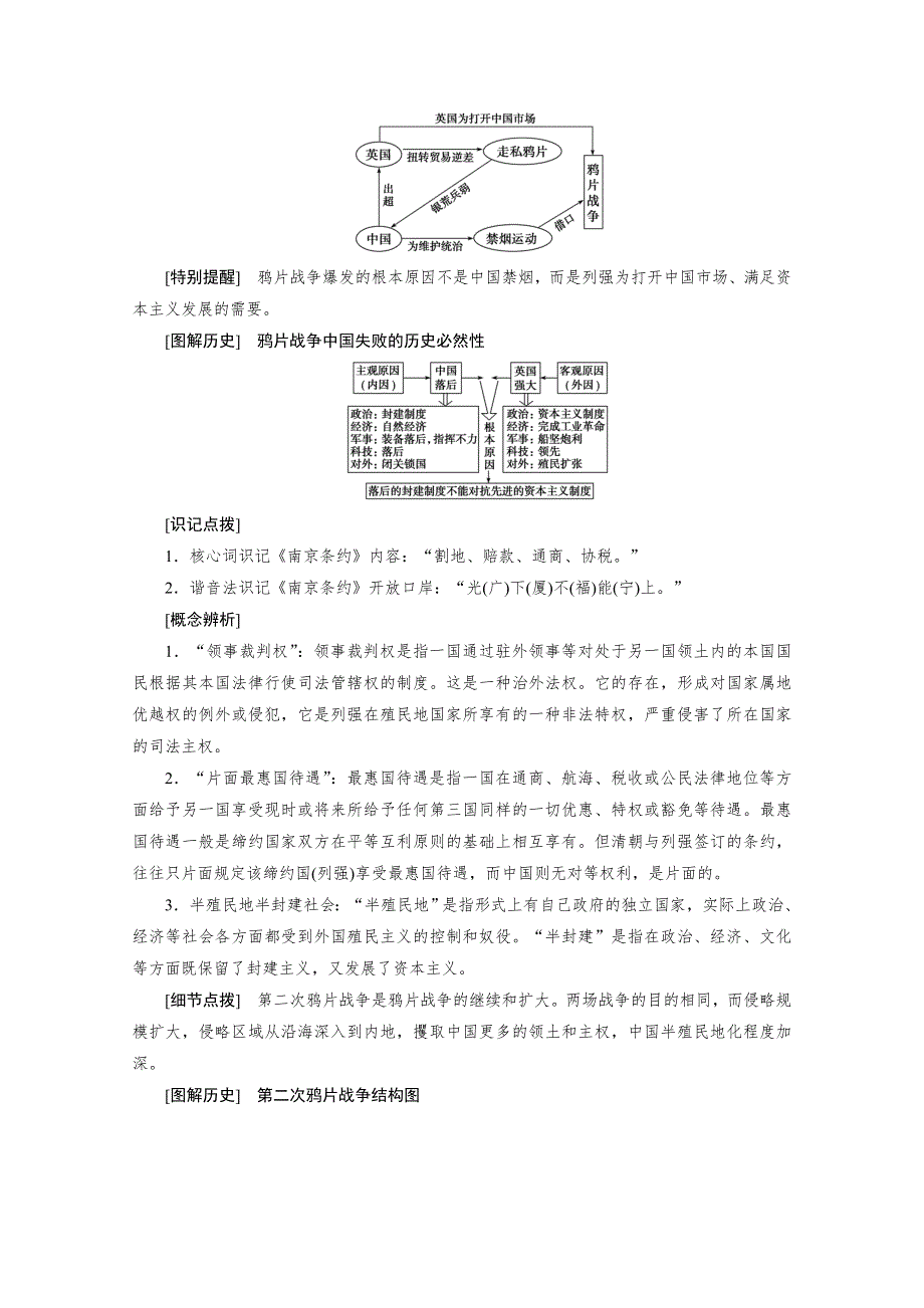 2020-2021学年人教版历史必修1学案：第10课　鸦片战争 WORD版含解析.doc_第3页