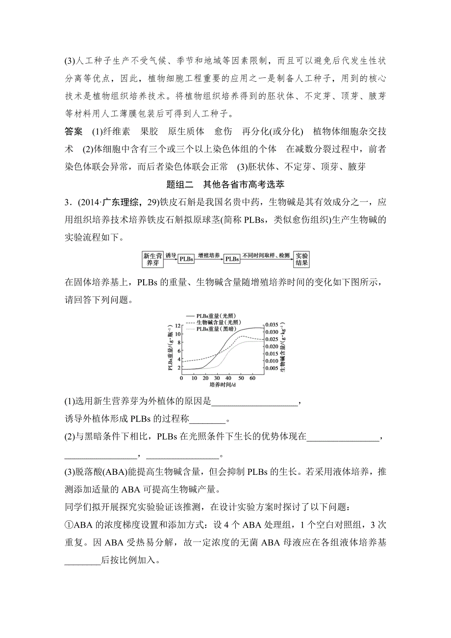 《创新设计》2016年高三生物（人教版）一轮复习 基础课时案45　细胞工程 随堂高考.doc_第3页