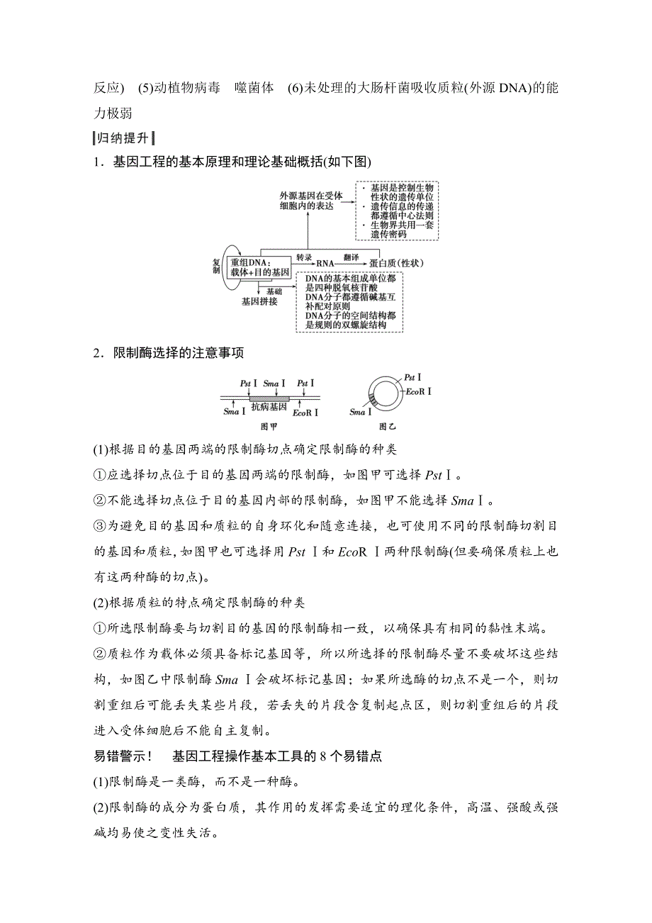 《创新设计》2016年高三生物（人教版）一轮复习 基础课时案43　基因工程原理及技术 考点探究.doc_第2页