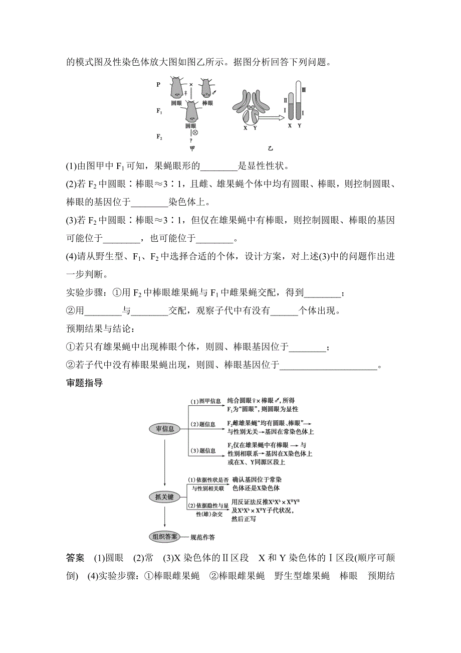 《创新设计》2016年高三生物（人教版）一轮复习 补上一课2　基因位置的确认及遗传实验设计.doc_第2页