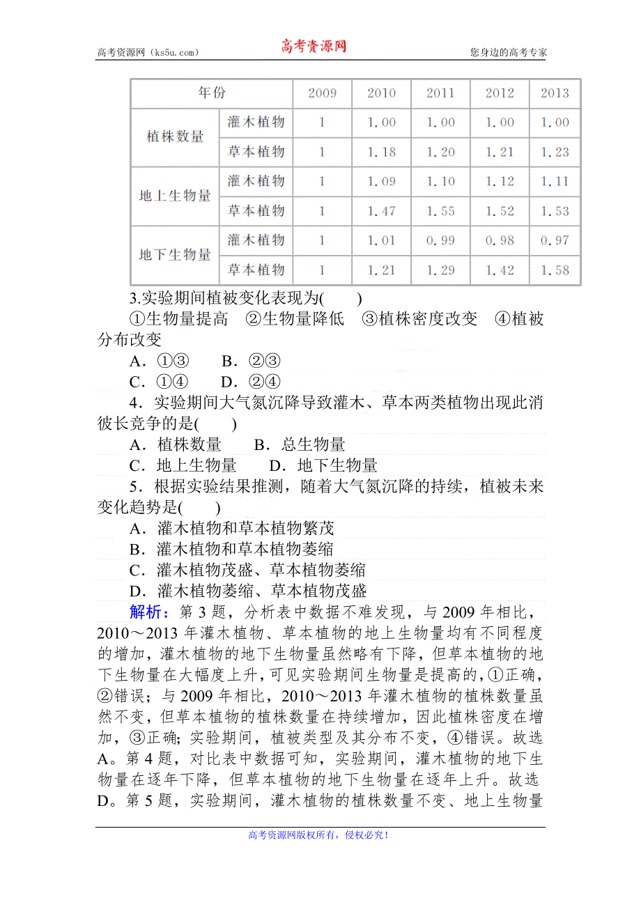 2020-2021学年人教版地理必修2作业：第六章　人类与地理环境的协调发展 章末检测 WORD版含解析.DOC_第2页