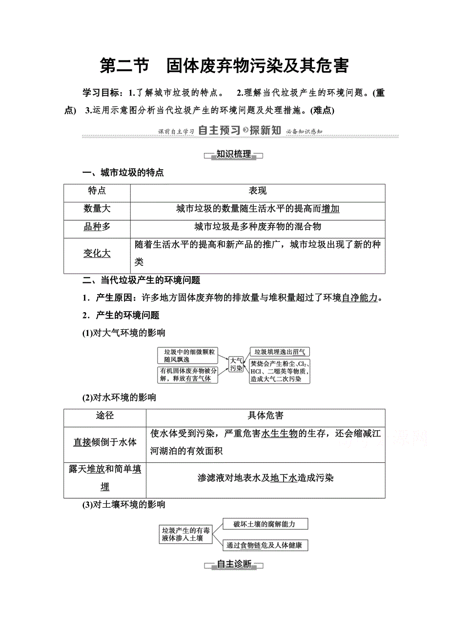 2020-2021学年人教版地理选修6教师用书：第2章 第2节　固体废弃物污染及其危害 WORD版含解析.doc_第1页