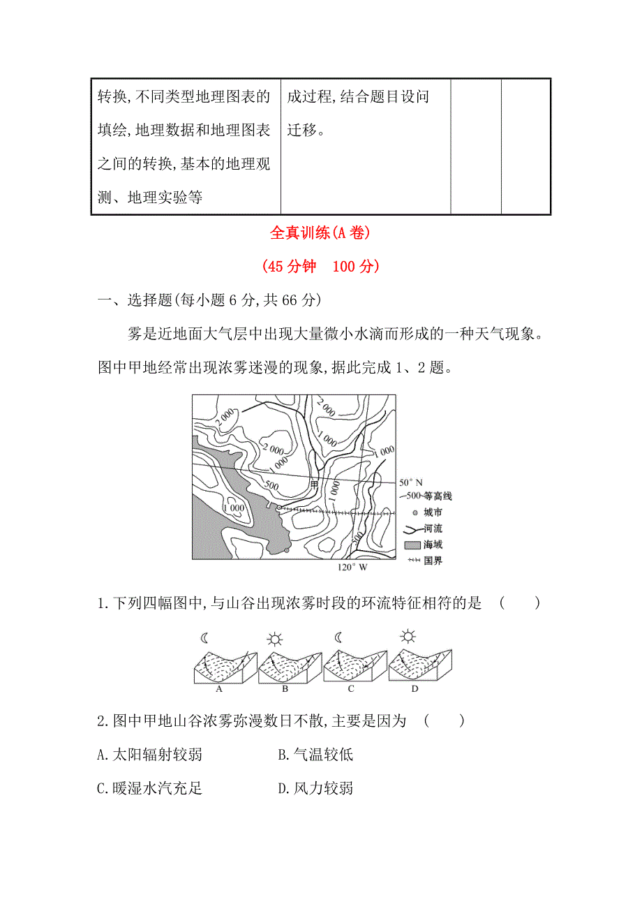 《世纪金榜》2018年高考地理（人教版）一轮复习高考能力培优练 能力二 WORD版含解析.doc_第2页