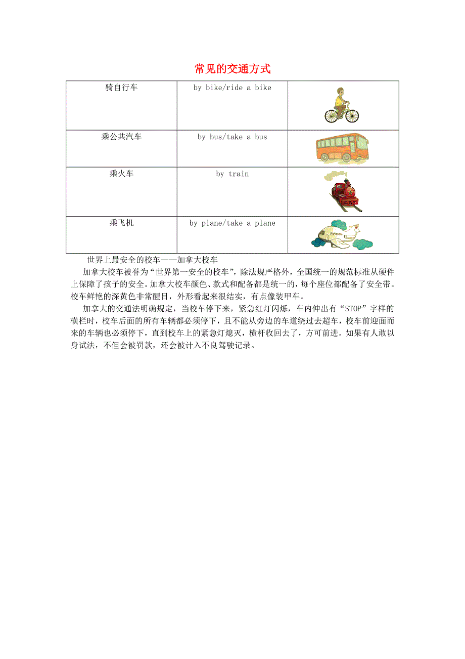 2022三年级英语下册 Module9拓展资料素材 外研版（三起）.doc_第1页