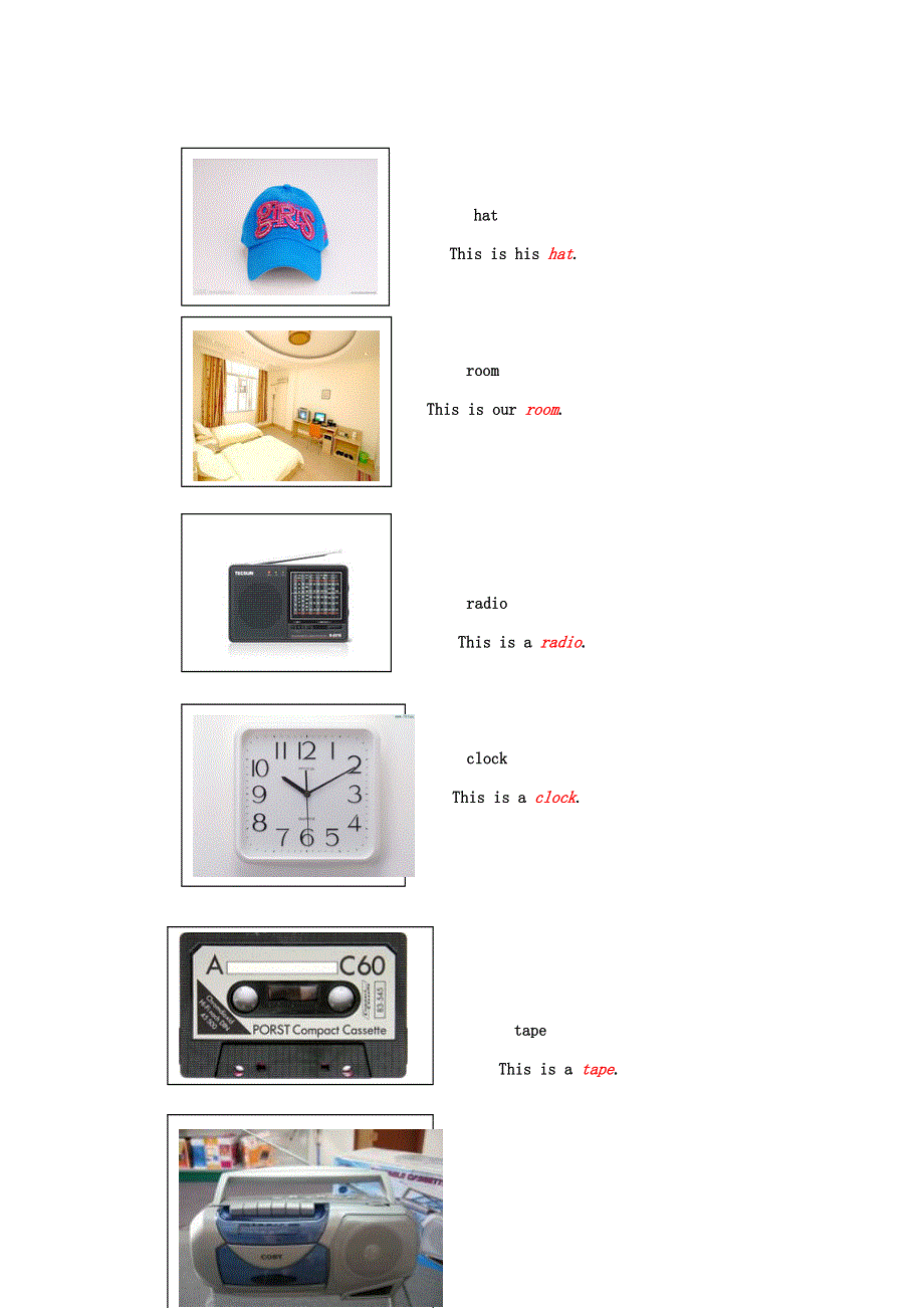 2022七年级英语上册 Unit 4 Where's my schoolbag第一课时教案（新版）人教新目标版.doc_第3页