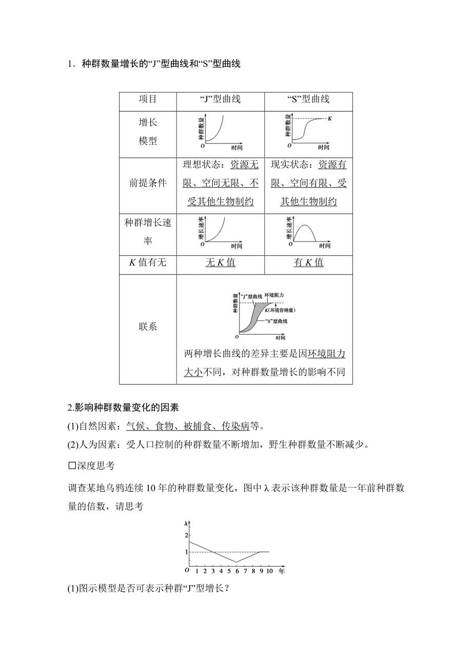 《创新设计》2016年高三生物（人教版）一轮复习 基础课时案33　种群的特征和数量变化 基础回顾.doc_第3页