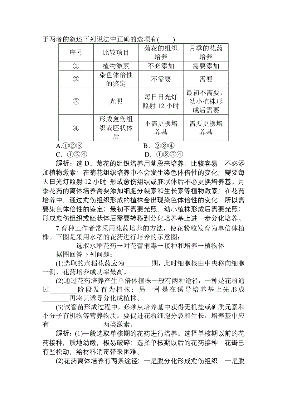 2011高考生物一轮复习优化方案：选修1专题3随堂即时巩固.doc_第3页