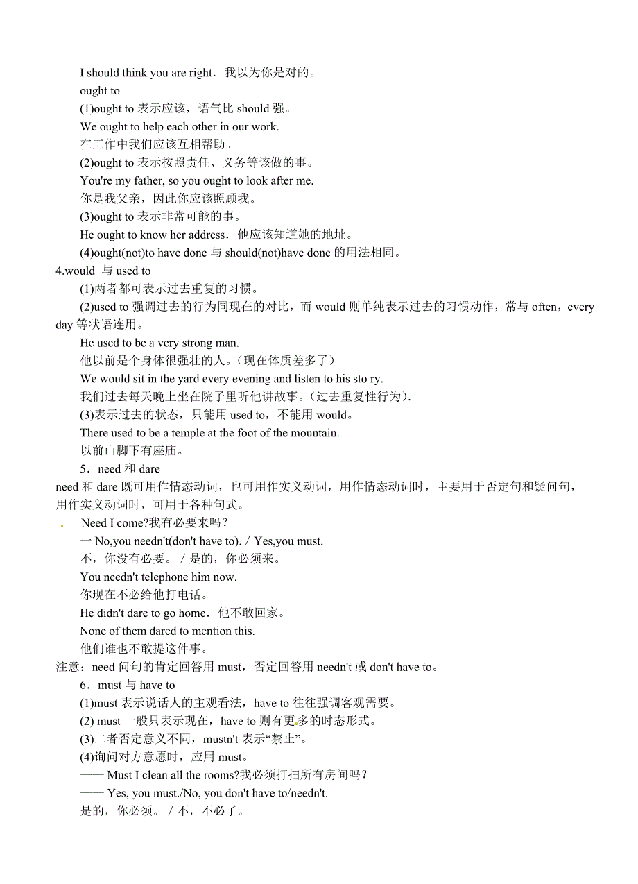 2020届高三英语寒假作业《专题06》情态动词和虚拟语气（学）及答案 WORD版含答案.doc_第2页