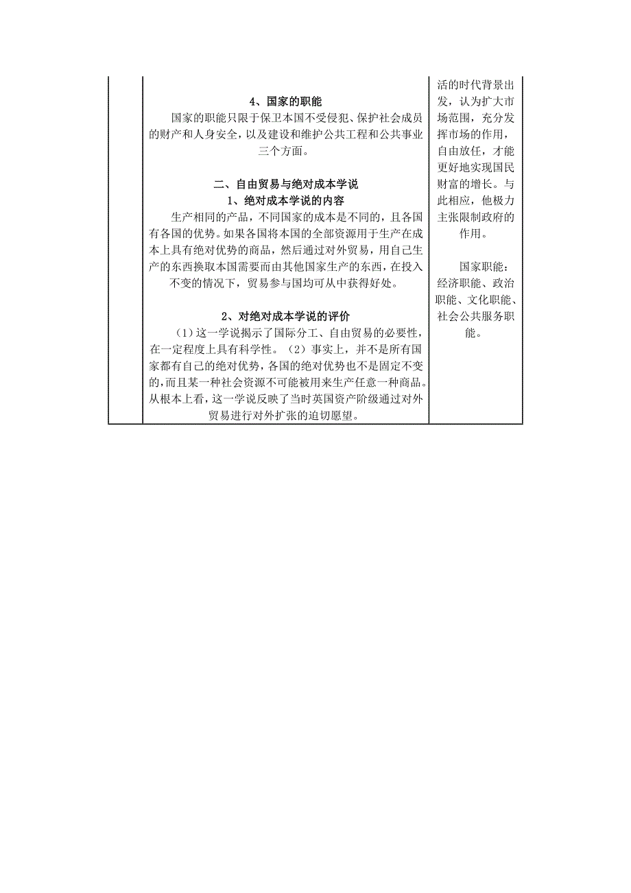 2013学年高二政治精品教案：1.2《斯密的政策主张》（新人教版选修2）.doc_第2页