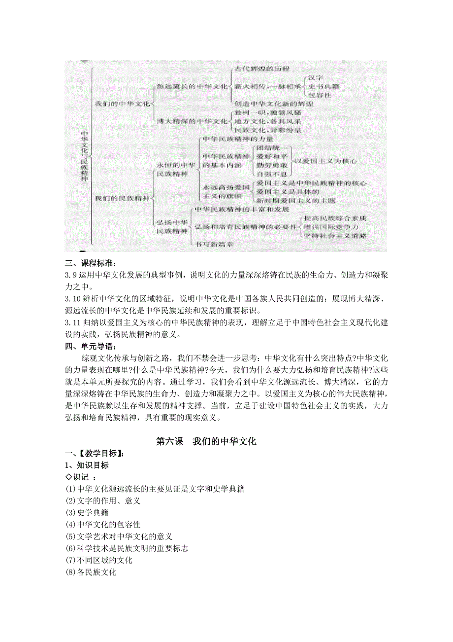 2013学年高二政治精品教案：第六课《我们的中华文化》（新人教版必修3）.doc_第2页