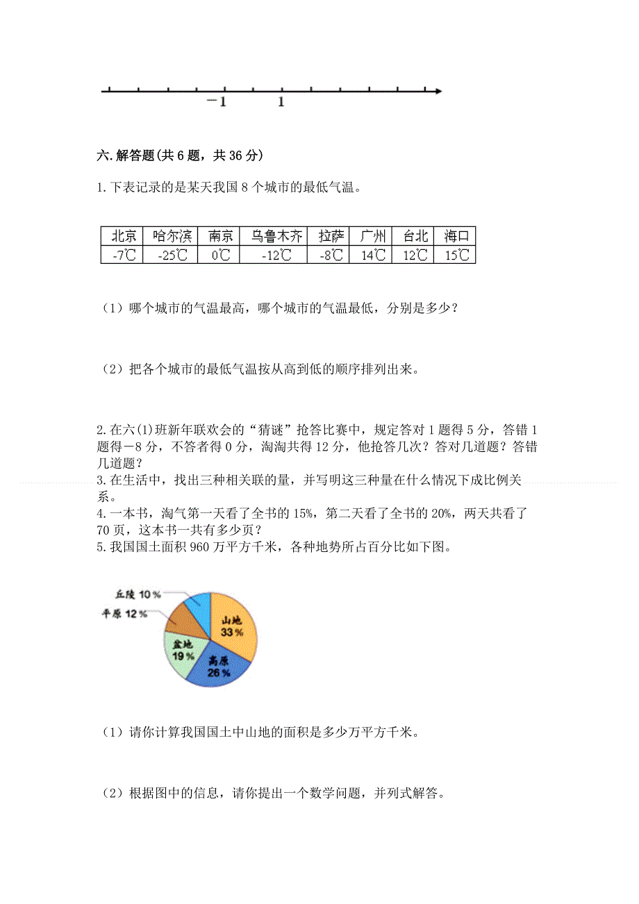 小学六年级下册数学 期末测试卷【培优a卷】.docx_第3页