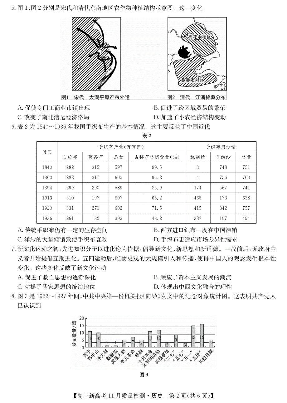 （新高考）山东省临沭第二中学2021届高三历史11月质量检测试题（PDF）.pdf_第2页