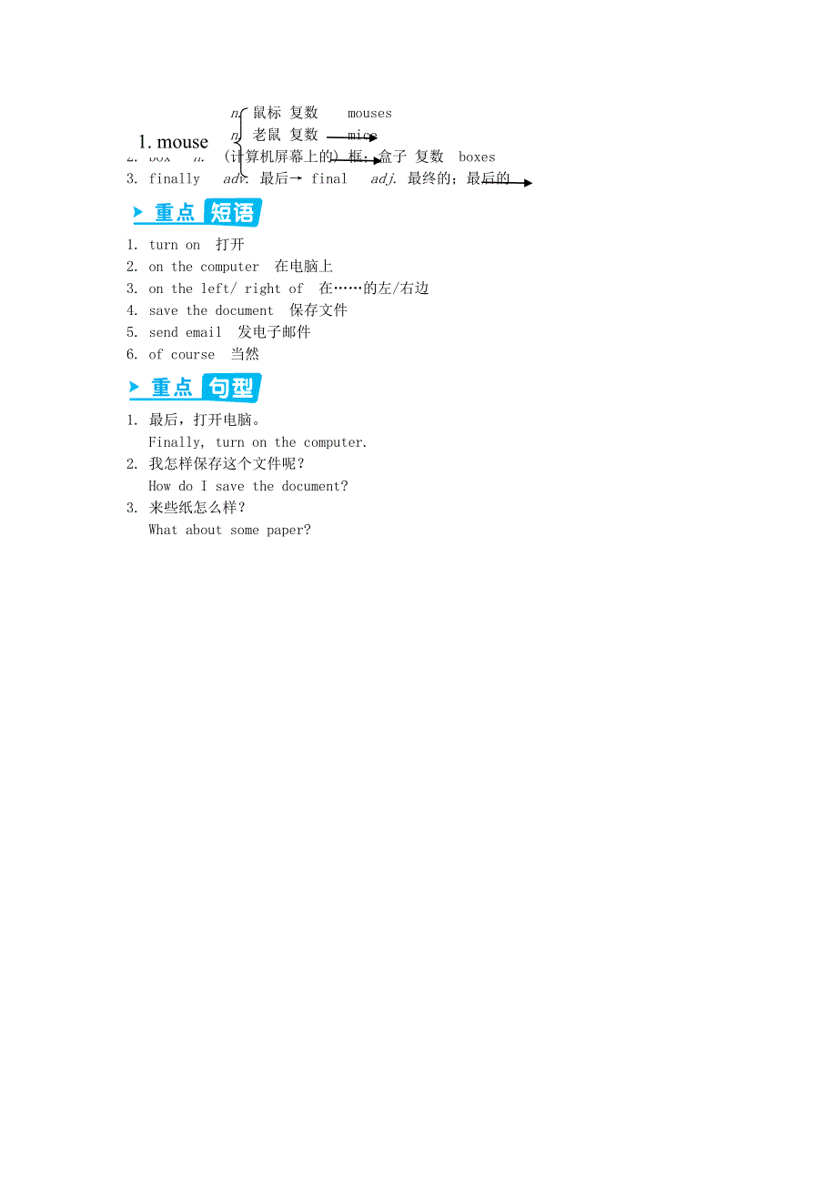 七年级英语上册 Module 7 Computers Unit 1 How do I write my homework on the computer辅教资料 （新版）外研版.doc_第2页