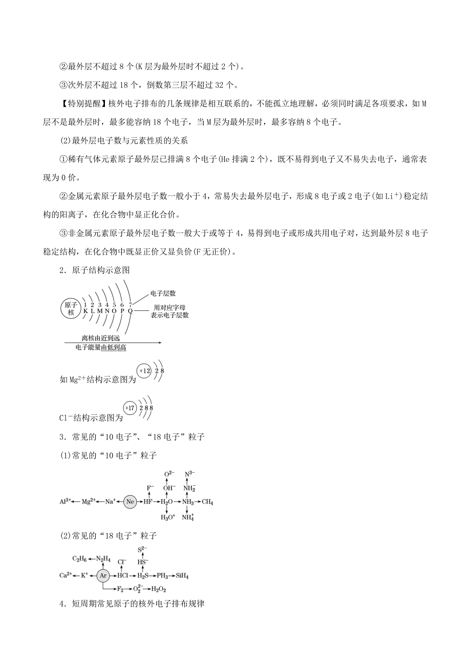 2020-2021学年高考化学一轮复习 第17讲 原子结构 化学键知识点讲解（含解析）.docx_第3页