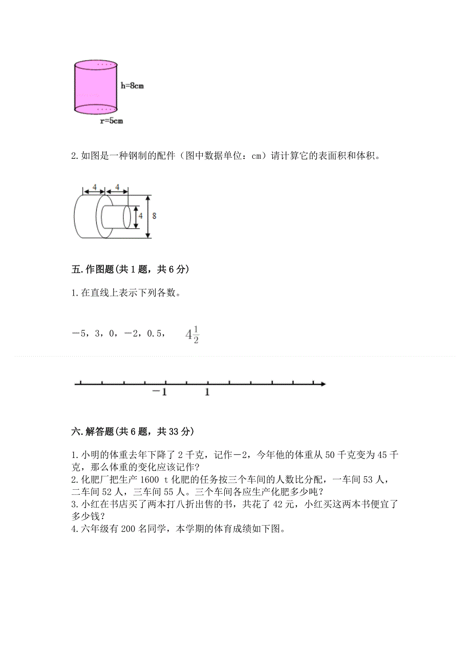 小学六年级下册数学 期末测试卷（夺冠系列）.docx_第3页