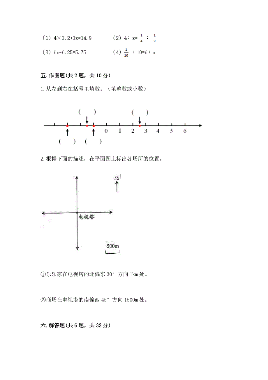 小学六年级下册数学期末必刷卷全面.docx_第3页