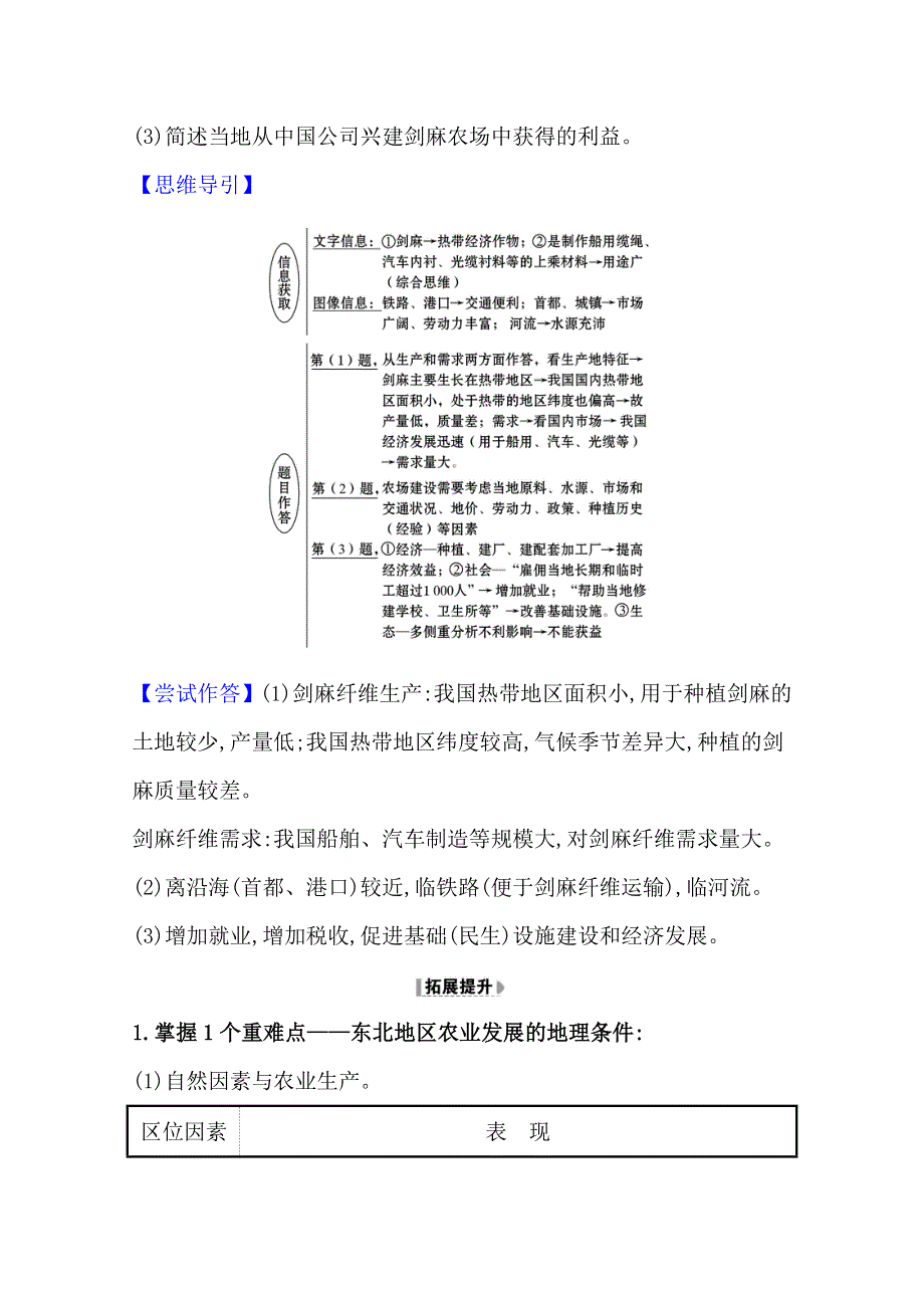 2021版高考地理核心讲练大一轮复习人教版通用 讲 核心考点&全突破 第十五章　考点一 15-1　区域农业发展——以我国东北地区为例 WORD版含解析.doc_第2页