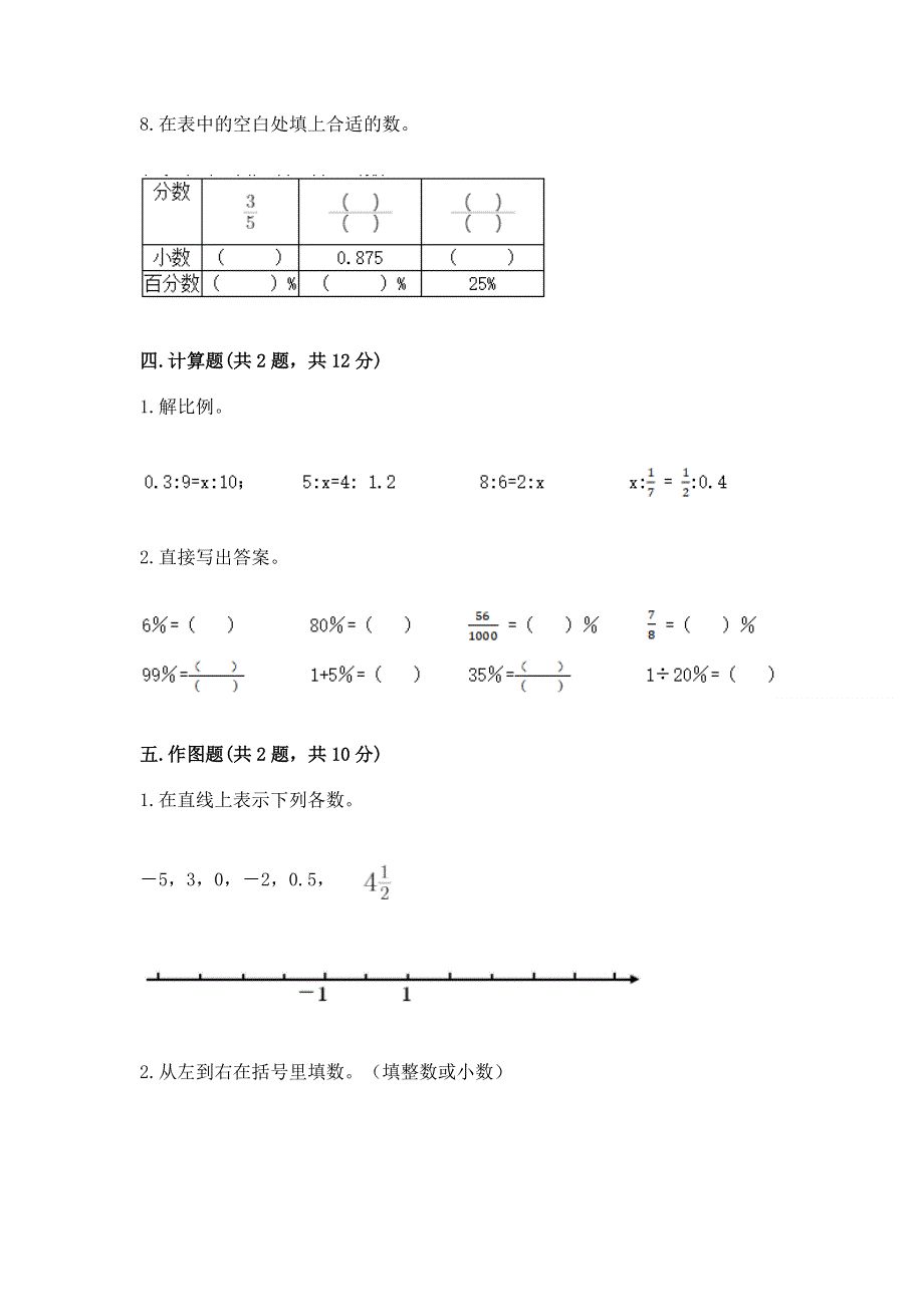 小学六年级下册数学期末必刷卷及完整答案（典优）.docx_第3页