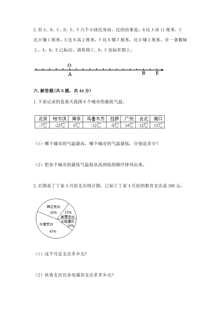 小学六年级下册数学期末必刷卷含完整答案【名师系列】.docx_第3页