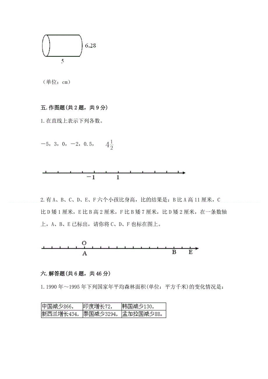 小学六年级下册数学期末必刷卷答案下载.docx_第3页