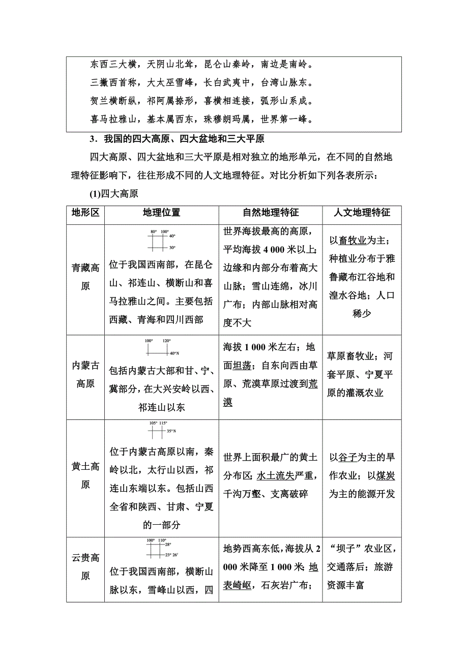 2021版高考地理（中图版）一轮复习学案：第4部分 第13章 第1讲　中国地理概况 WORD版含答案.doc_第3页