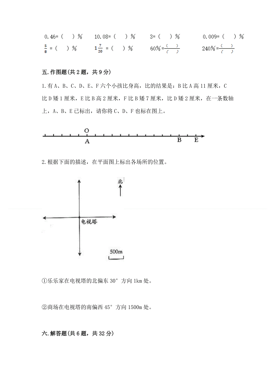 小学六年级下册数学期末必刷卷精品【全国通用】.docx_第3页