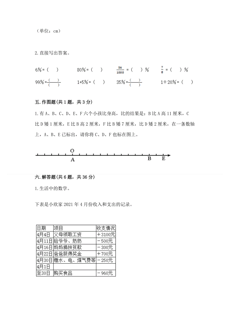 小学六年级下册数学 期末测试卷精品【a卷】.docx_第3页