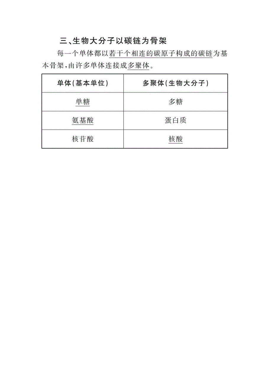 四川省古蔺县中学人教版高中生物必修一教案 《2-4 细胞中的糖类和脂质》.doc_第3页