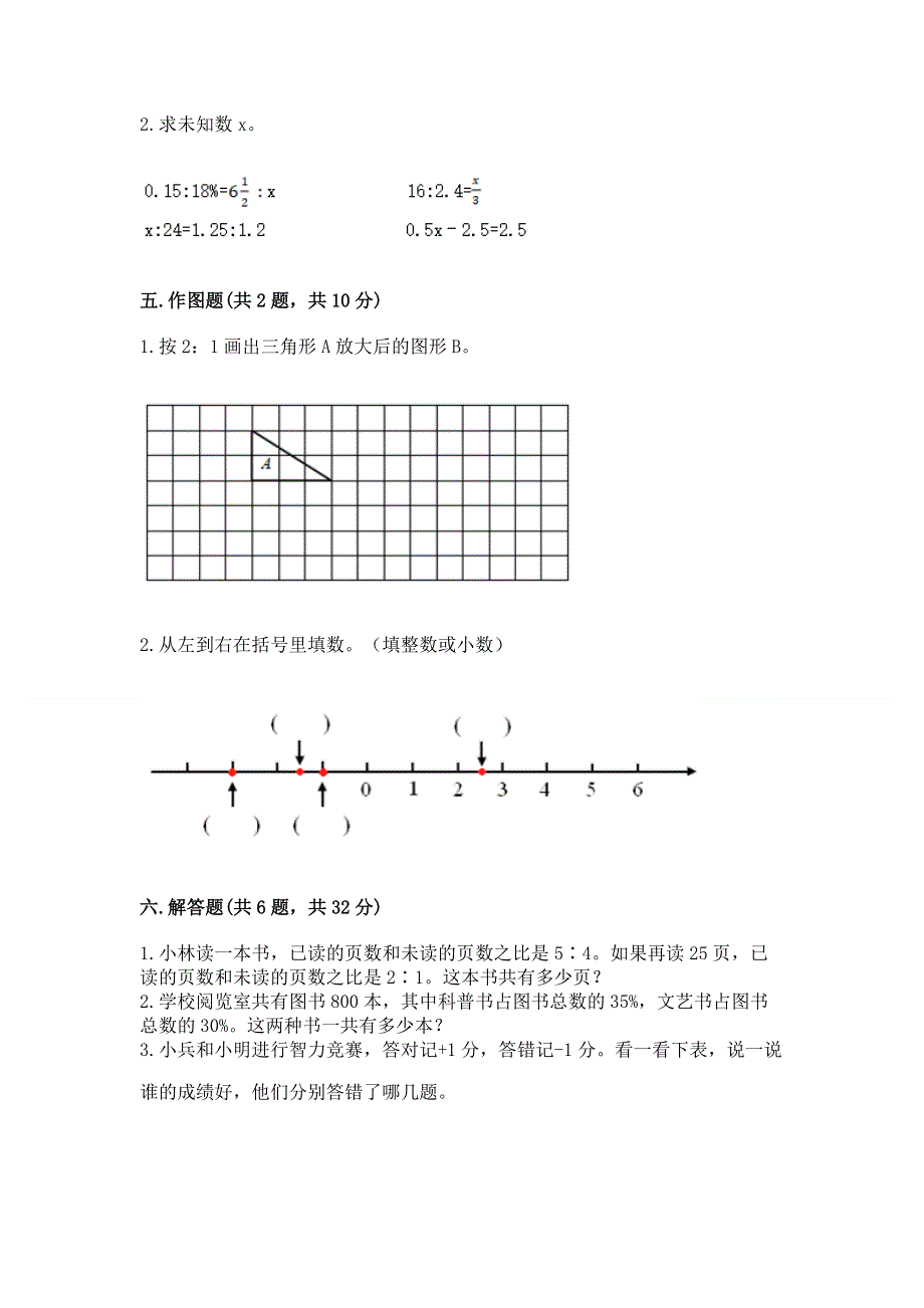 小学六年级下册数学期末必刷卷附参考答案（黄金题型）.docx_第3页