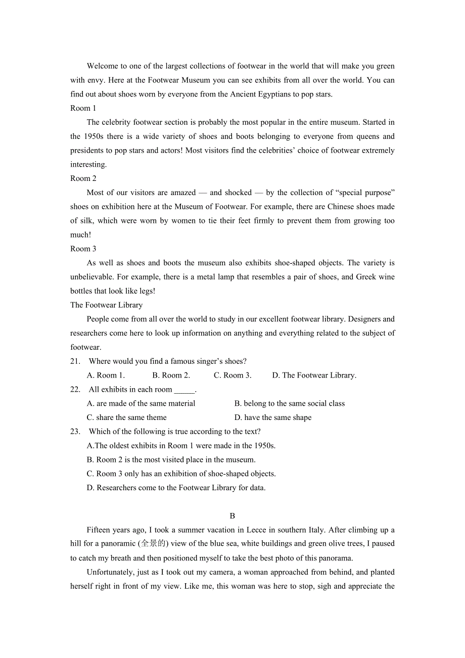 云南省玉溪一中2018-2019学年高二下学期第一次月考英语试题 WORD版含答案.doc_第3页