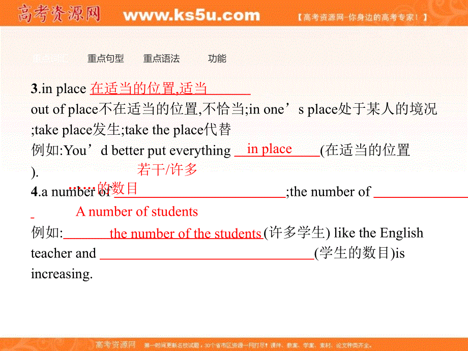 2017-2018学年高中英语必修五人教版课件：UNIT 5　FIRST AID 单元重点小结5（共8张PPT） .ppt_第3页