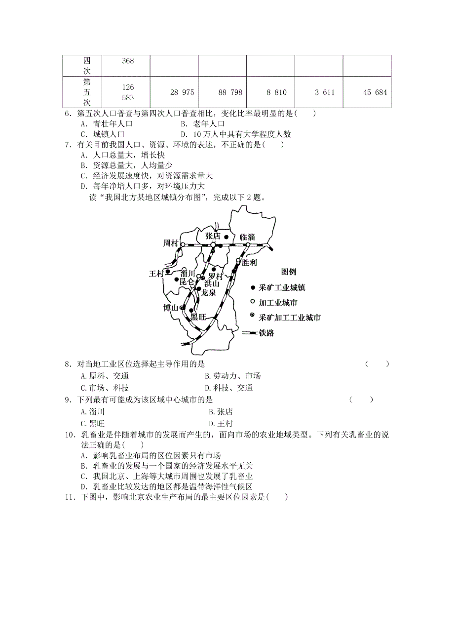 2011年高一地理：必修二模块检测23（新人教必修二）.doc_第2页