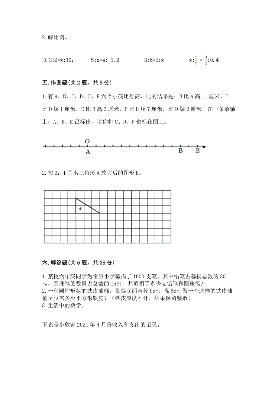 小学六年级下册数学期末必刷题精品【易错题】.docx_第3页