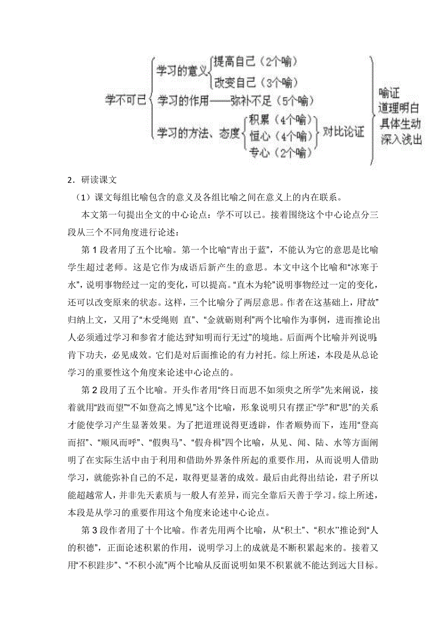 《名师设计》高中语文鲁教版必修一教案全集：1 劝学 .doc_第2页