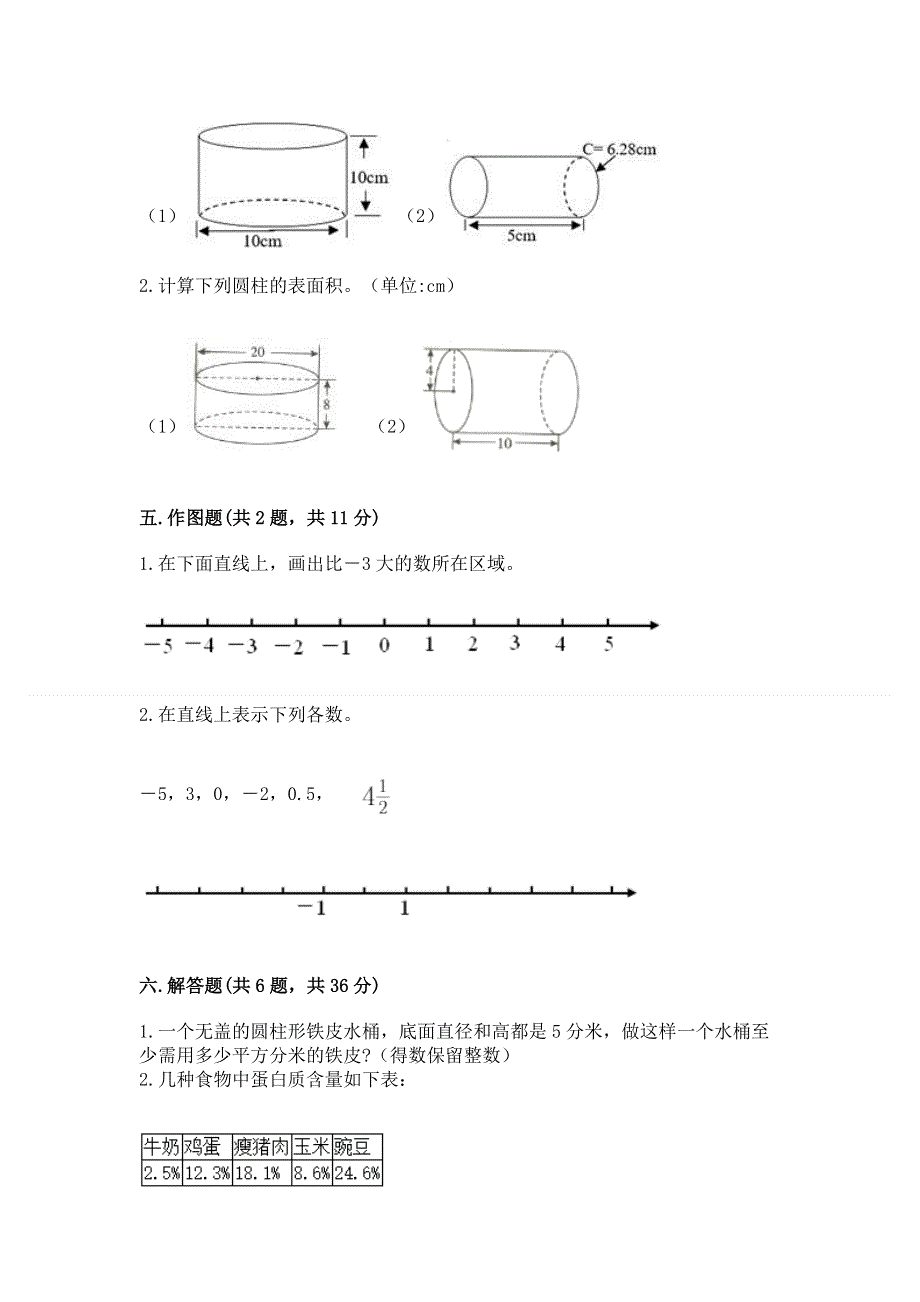 小学六年级下册数学期末必刷题（综合卷）.docx_第3页