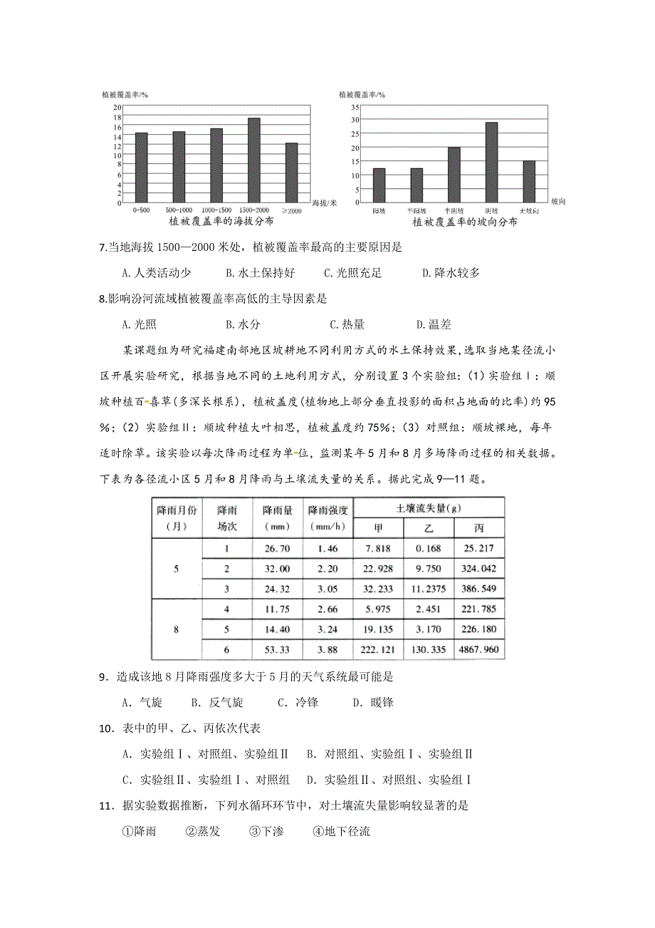 四川省威远中学2020届高三下学期考前模拟文综-地理试题 WORD版含答案.doc_第2页