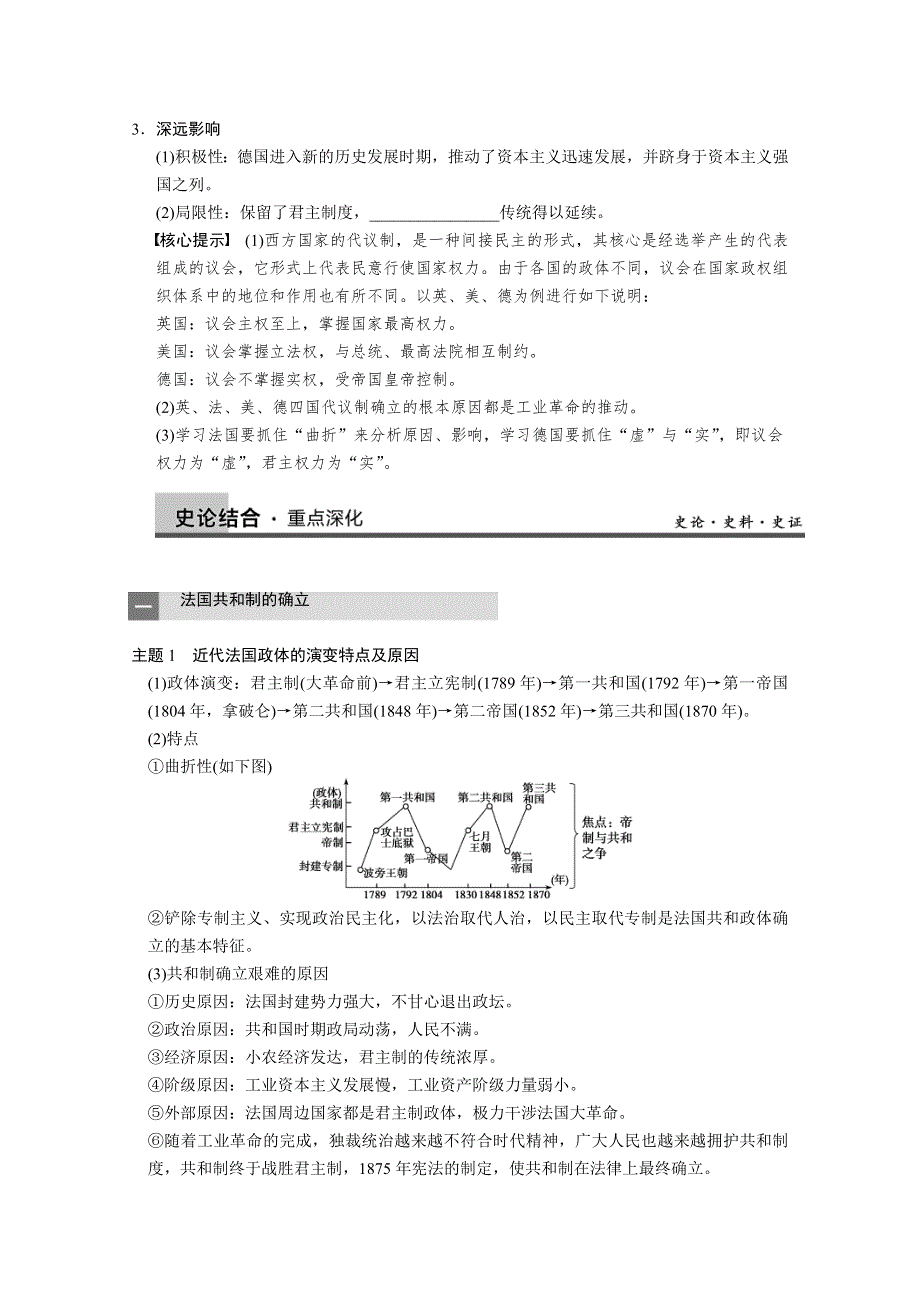 2013届高三历史一轮复习学案：第5讲 资本主义政治制度在欧洲大陆的扩展（人教必修1）.doc_第2页