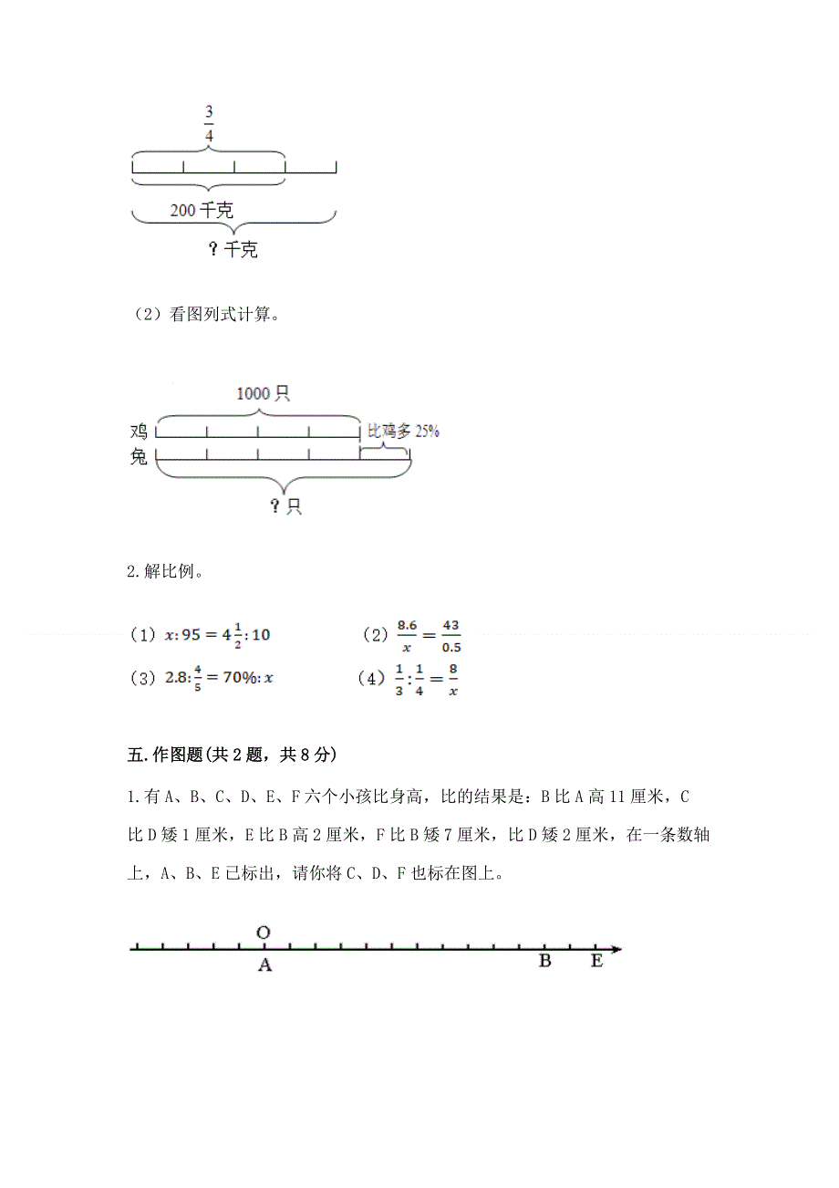 小学六年级下册数学期末必刷卷（全国通用）word版.docx_第3页