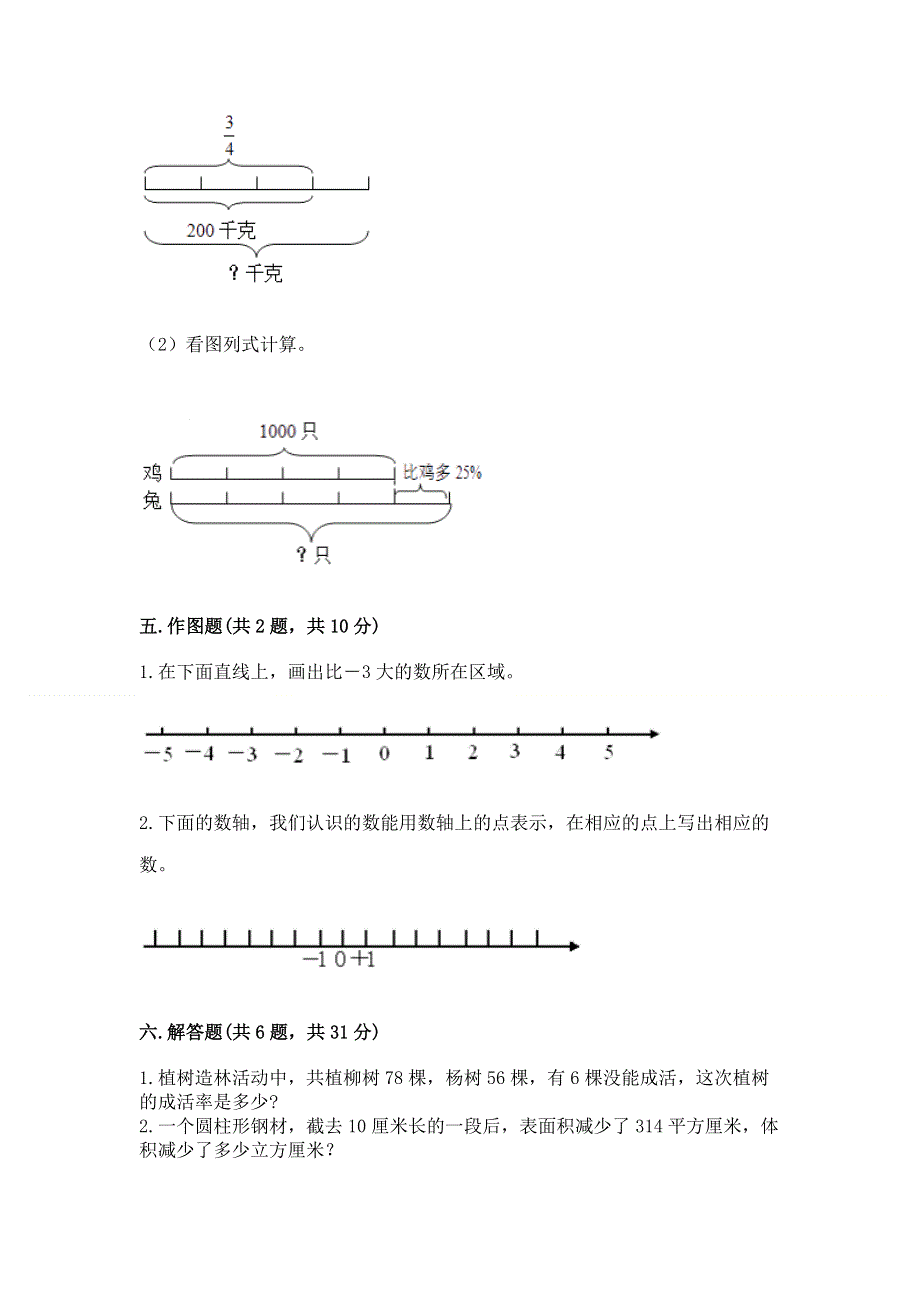 小学六年级下册数学期末必刷题【培优a卷】.docx_第3页