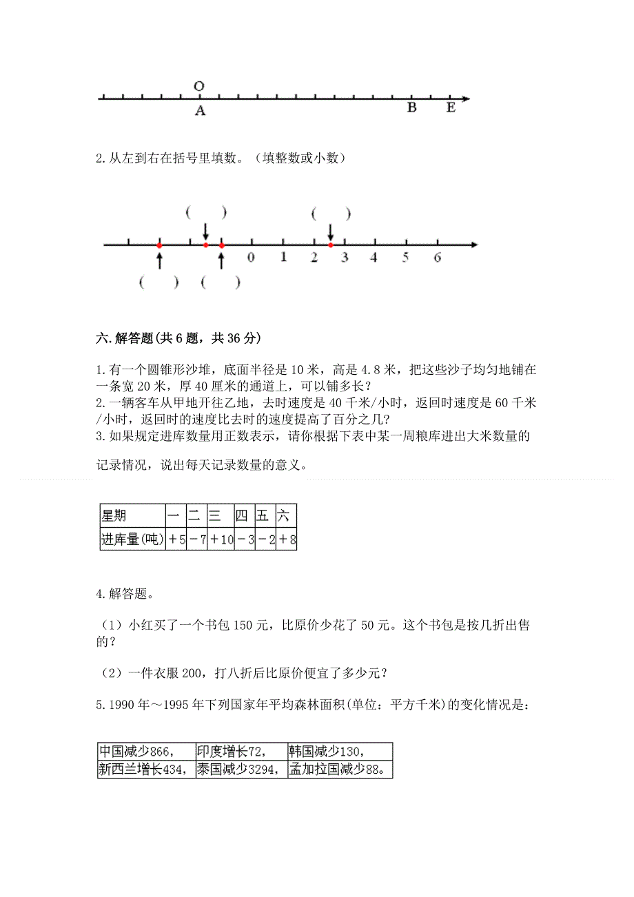 小学六年级下册数学期末必刷题【b卷】.docx_第3页