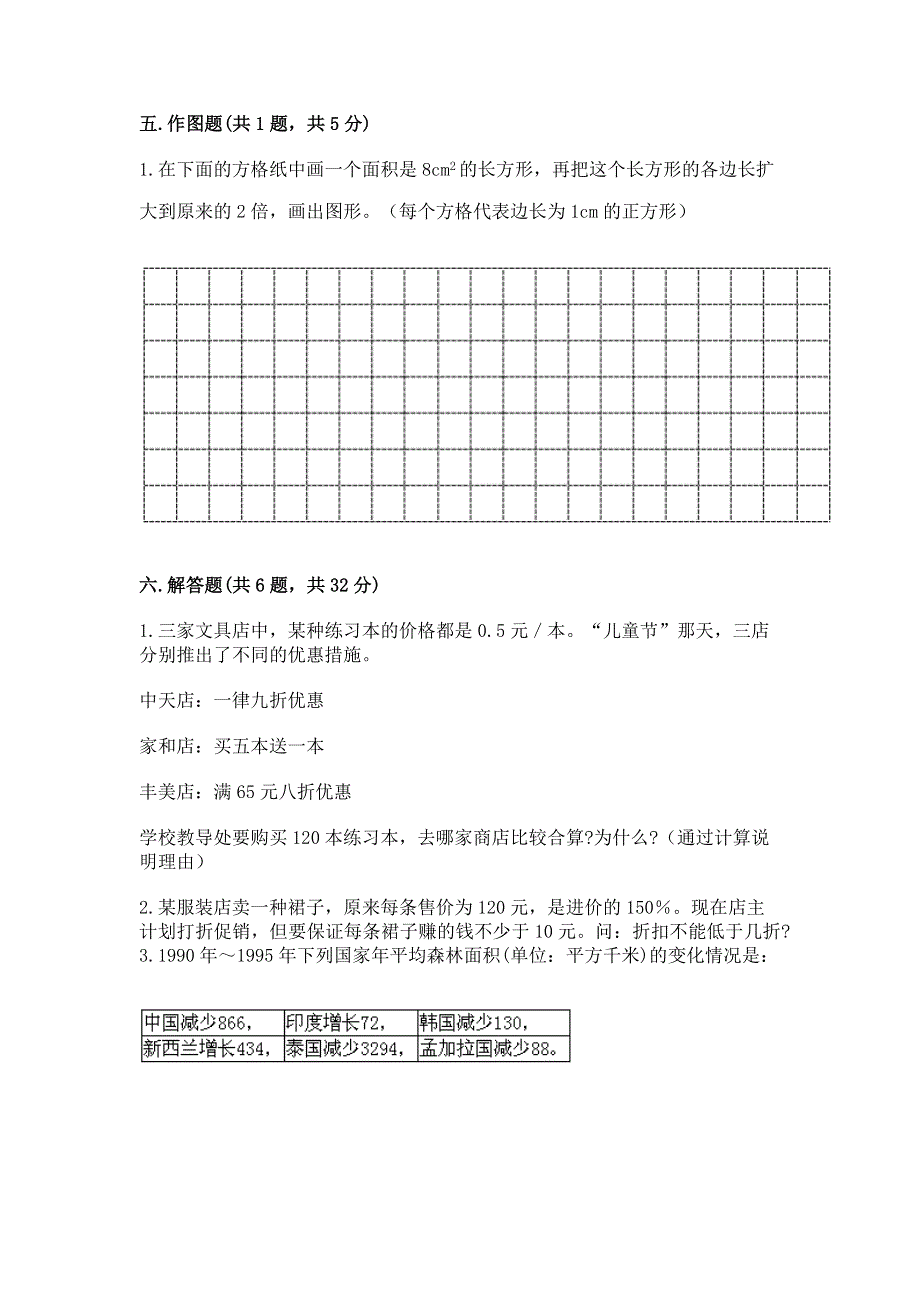 小学六年级下册数学期末测试卷附完整答案（全国通用）.docx_第3页