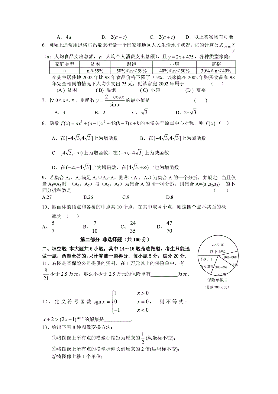 2011年高中化学高考备考30分钟课堂集训系列专题2_化学物质及其变.doc_第2页